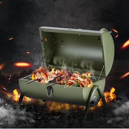 Portable Outdoor BBQ Grill Patio Camping Picnic Barbecue Stove Suitable For 3-5 People charcoal grill korean bbq grill table