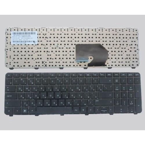 Russian laptop Keyboard for HP 634162-251 SN8105 NSK-HJ0UL 90.4RN07.L0R SG-48800-XAA 634162-001 90.4RN07.L01 RU black keyboard