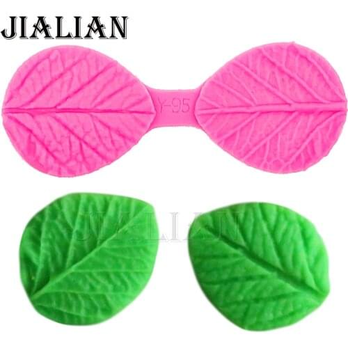 Petal Leaf Leaves Shaped 3D Silicone Molds Cake Decoration Fondant Chocolate Tools kitchen Baking accessories T0586