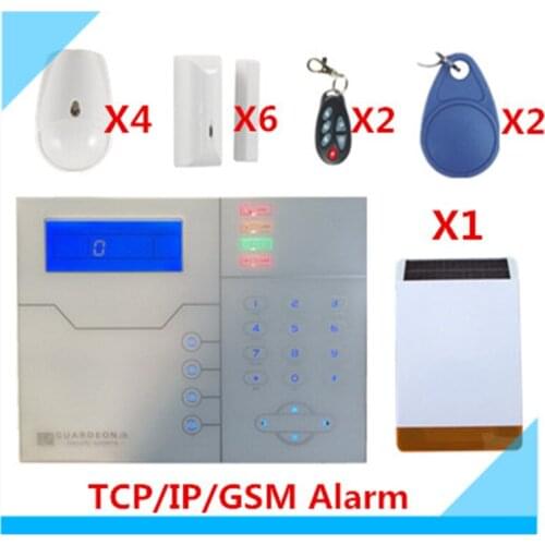 French Voice Prompt ST-VGT TCP/IP GSM Alarm System Home Smart Alarm System Security Alarm System With Web IE and App Control