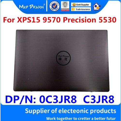 MAD DRAGON Brand new Laptop black LCD Rear Back Lid Top Cover LCD Case For Dell XPS 15 9570 / Precision 5530 M5530 0C3JR8 C3JR8