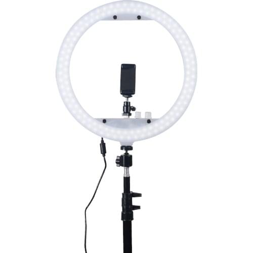 Mcoplus LED Ring Light Photographic Lighting Dimmable Camera Lamp With Holder Tripod Stand For Smartphone Studio Live Video Make