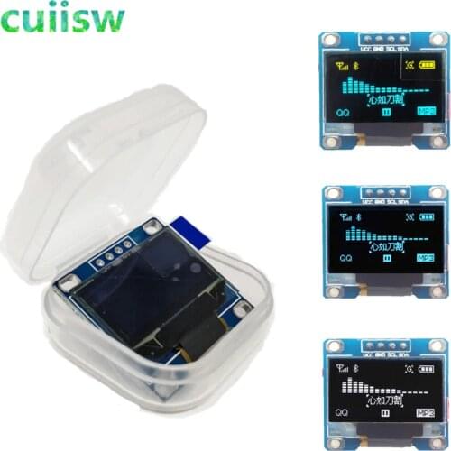 10PCS Yellow- blue double color white 128X64 OLED LCD LED Display Module For arduino 0.96" I2C IIC Communicate