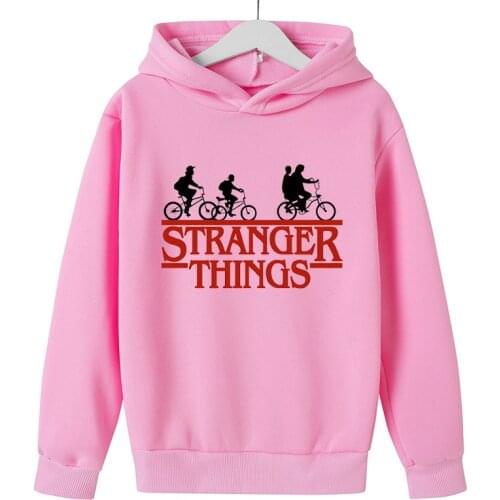 Clothes for teens 2021 Stranger Things boys Hoodies and Sweatshirts Oversized for Autumn with Hip Hop Winter Pullover girl Sweat