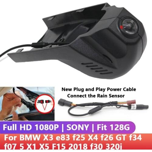 HD Car DVR Wifi Video Recorder Dash Cam Camera Easy Installation For BMW X3 e83 f25 X4 f26 GT f34 f07 5 X1 X5 F15 2018 f30 320i