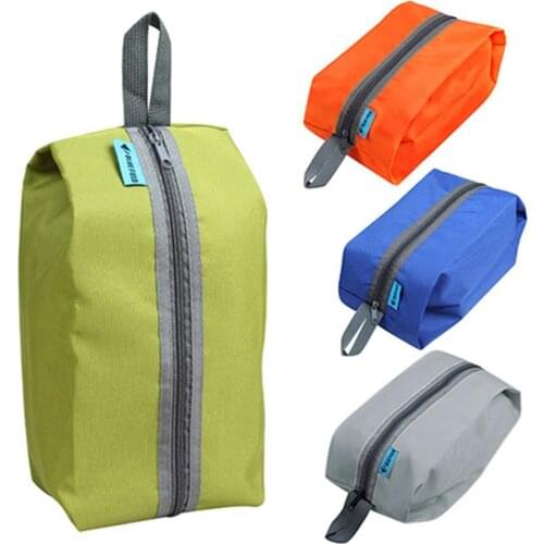 Storage Pouch Zipper Closure Waterproof Oxford Cloth Hanging Shoes Bag for Travel Portable Travel Storage Bags Case Organizer