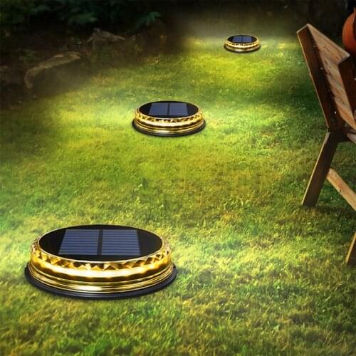 17LED Solar Waterproof Underground Light with Battery, Fully Transparent, Suitable for Outdoor Landscape Corridor Lawn Steps