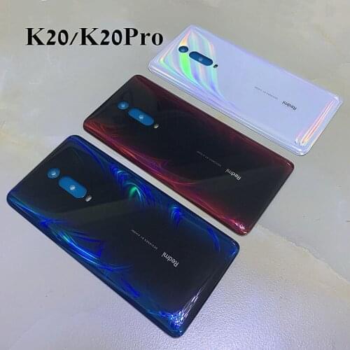 100% Original Back Housing For Xiaomi Redmi K20/K20Pro Rear Back Battery cover panel mobile phone Case shell Replacement parts