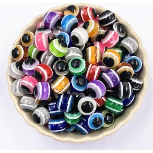 100 Pcs/Lot 6mm Acrylic Cat Eye Beads DIY Loose Beads Spacer Beads For Necklace Bracelet Jewelry Accessories Wholesale Hot Sale