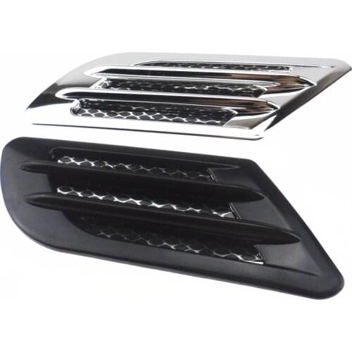 2 car hood air intake side vents decorative accessories for Mitsubishi ASX/Outlander/Lancer Evolution/Pajero/Eclipse/Grandis