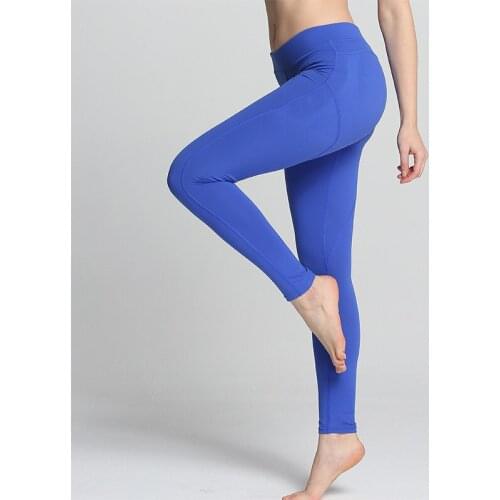 2018 Sport Leggings High Waist Yoga Pants Breathable Sports Pants Gym Clothes Running Training Tights Slim Sportswear Trousers
