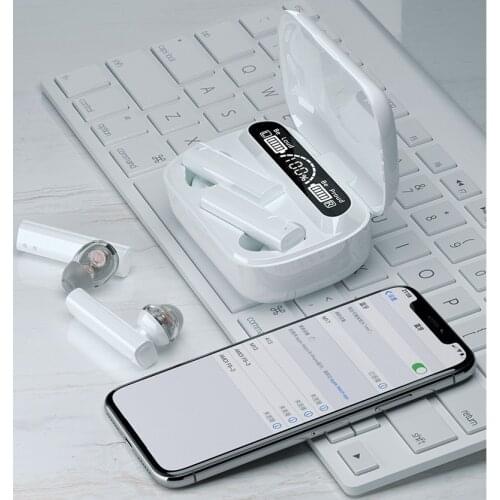 Tws bluetooth 5.0 fones de ouvido 2200mah caixa carregamento sem fio fone 9d estéreo esportes à prova dwaterproof água fones com