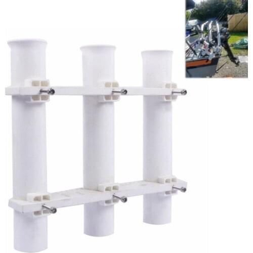 3 hole quick disassembly rod holders 12'' Plastic fishing rack holders rests for boat accessories marine New Arrival