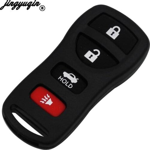 Jingyuqin Remote Car Key Case Fob Shell For Nissan Sentra Armada 350Z Altima Maxima Infiniti FX35 EX35 FX45 QX56 G35 M45 I35