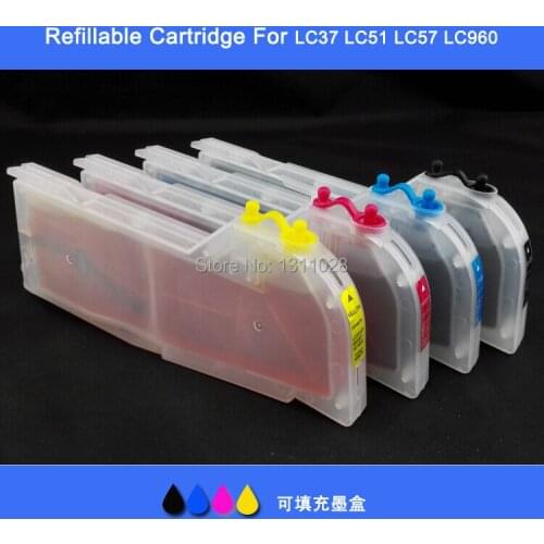 INK WAY Large Size ,full ink cartridge for LC10 LC37 LC51 LC57 LC960 LC970 LC1000 for DCP-130C 330C 540CN 50CW MFC-240CN