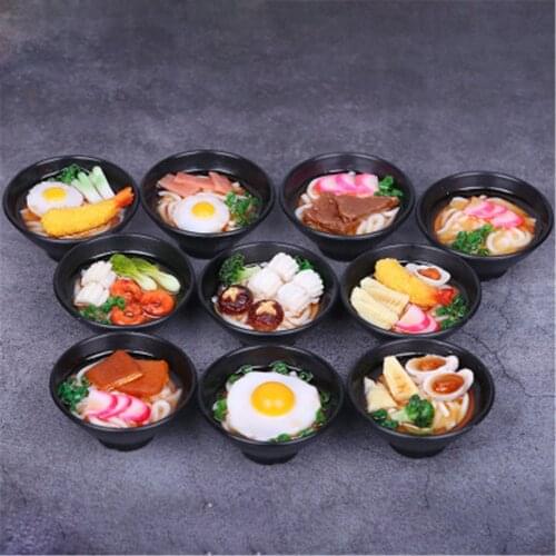 Baby kids children toys photo props hotel restaurant decor realistic noodles rice Vegetables fake simulation bowl food model