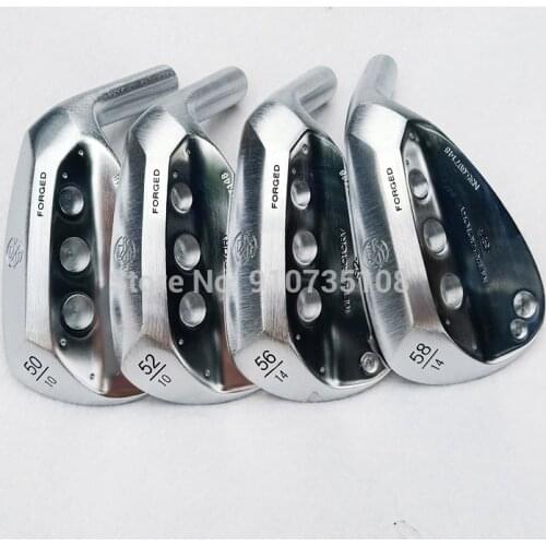 Golf club heads Metal factory S2 Forged carbon steel golf wedge head with CNC milled face. 50 52 56 58 wedges head free shipping