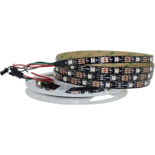 SK6812 RGBWW Individually Addressable LED Pixel Strip DC5V 4 Color in 1 Mixed Colour RGB+WarmWhite 3000K 30LEDs/M 5M 150LEDs