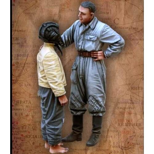 1/35 Resin Figure Model Kit Unassambled Unpainted//E151 (2 figures)