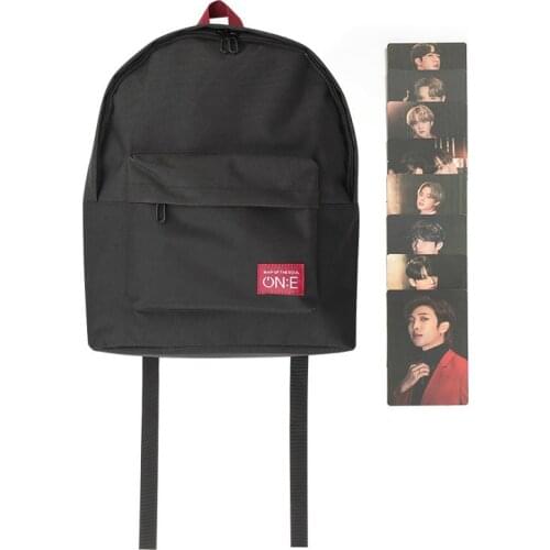 Kpop Bangtan Boys One Same School Backpack Black Canvas Students Bag Fashion Boys Girls Travel Laptop Bag