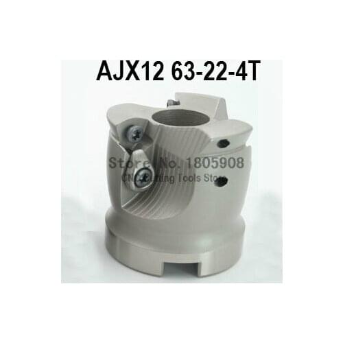 Free Shopping AJX12 63-22 -4T Face End Milling Cutter Indexable Flat Roughing Cutting ,CNC Milling Cutter