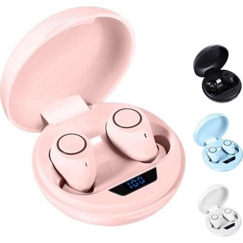 Mini Bluetooth 5.0 DT-11 TWS Wireless Earphone Gift For Lady Women Running Music Earbuds Touch Control IPX7 Waterproof Earphones