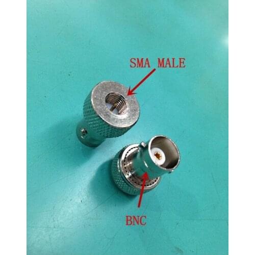SMA Male to BNC Female connector for walkie talkie two way radio 2pcs/lot