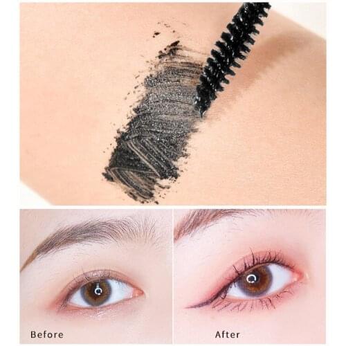 1pcs 4D Silk Fiber Mascara Black Eyelashes Curling Mascara Lengthening Thick Eye Lash Extension Waterproof 3D Eye Cosmetic TSLM2
