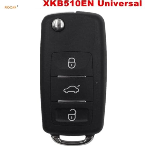RIOOAK Xhorse XKB510EN Universal Remote Key B5 Type 3 Buttons for VVDI VVDI2 Key Tool(English Version) locksmith tools