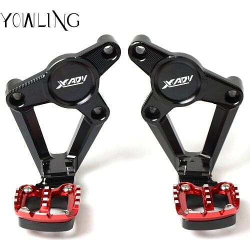 X-ADV Motorcycle Accessories For HONDA XADV X ADV 2017 2018 2019 2020 Folding Rear Foot Peg Footrest Passenger Mount Support Kit