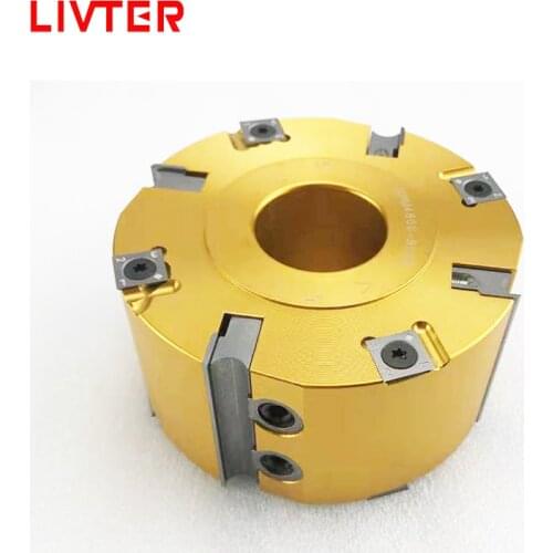 LIVTER Moulder Spare Parts Jointer Cutterhead With Alternate Shear Angle Changeable Carbide Blade Milling Cutter Head