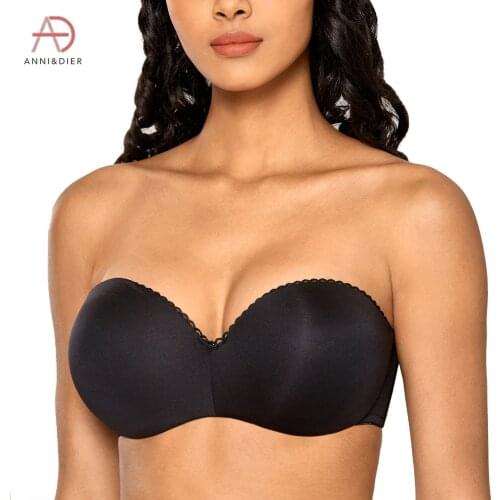 Womens Convertible Multiway Underwire Padded Strapless Push Up Bra
