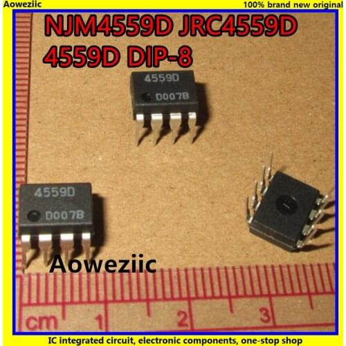 10Pcs/Lot NJM4559D JRC4559D 4559D DIP-8 DUAL OPERATIONAL AMPLIFIER New Original Product