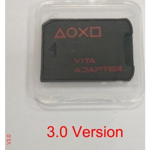 10pcs/lot V3.0 SD2Vita Version 3.0 For PSVita game card to micro SD/TF card adapter for PS Vita 1000 2000 3.65 System 256GB