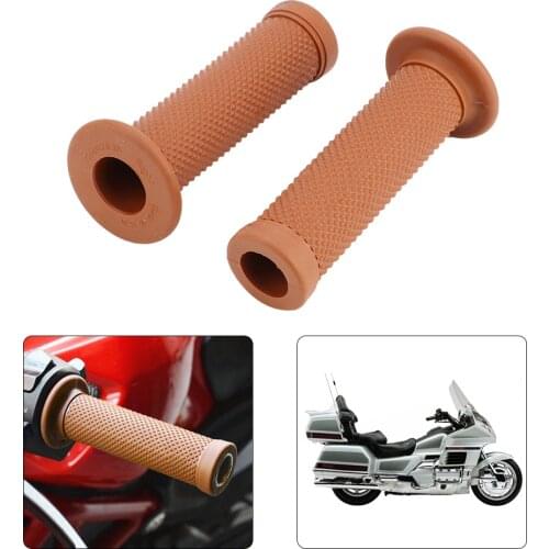 2Pcs 22mm waterproof Motorcycle Handlebar Grip Vintage Motorcycle Handlebar Grips Star Decor Handle Bar