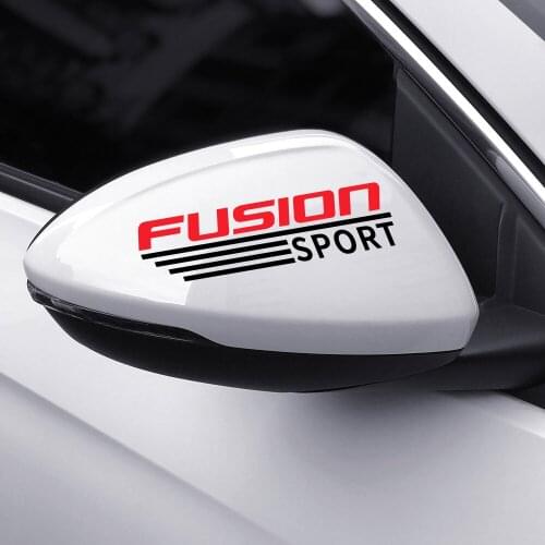 Car Rearview Mirror Decor Decals For Ford Fusion Graphic Sport Vinyl Film Stickers Auto Exterior Tuning Accessories 2Pcs Cover