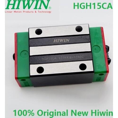 4pcs 100% original Hiwin HGH15CA linear narrow blocks match with HGR15 linear guide rail (only blocks)