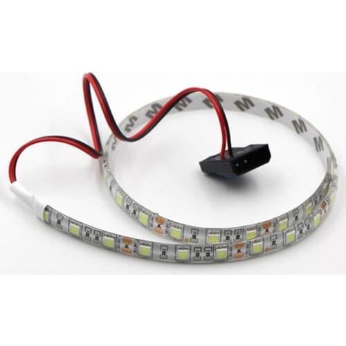 5050 SMD Flexible LED Strip Light 12V DC Background PC Computer Case Adhesive Strip Tape Light Waterproof JATA UV ultraviolet