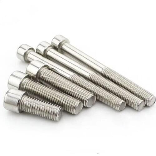 3D Printer Accessories 3mm 201 Stainless Steel Hex Socket Head Caps Hex Head M3*4/5/6/8/10/12/16/20