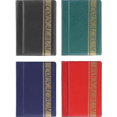 120 Pockets Coins Album Collection Book Commemorative Coin Storage Holders Album Book for Coin Collector Gifts