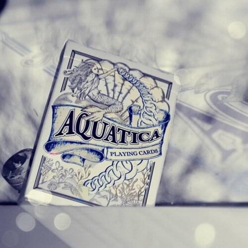 Aquatica Deck Playing Cards Poker Size USPCC Custom Limited Edition New Sealed Magic Props