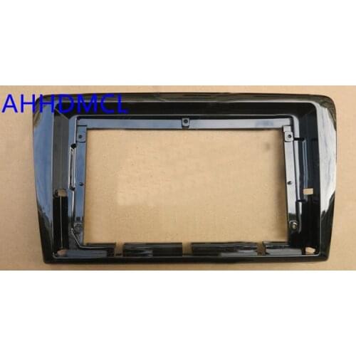 Car Fascias Navigation Fascia Dash Frame Kit For 9" Universal Android Multimedia Player For Skoda Rapid 2014 2015 2016