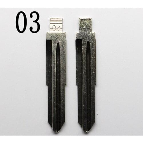 Remote chain #03 Key Blade Car key embryo Right Left Blade Car Key Embryo No.03 replacing the key head