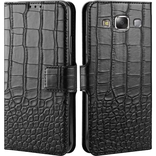 Flip Phone Case for Samsung Galaxy E5 E500 SM-E500FDS Case Wallet Cover Leather Case Book Style With Card Holder