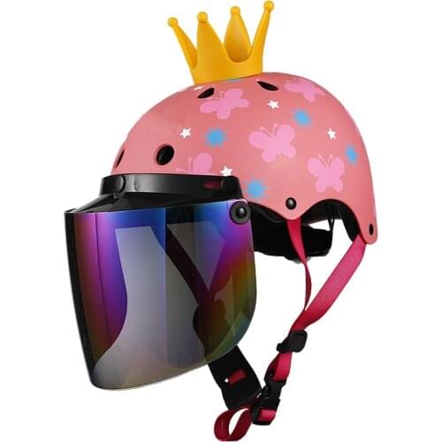Children Motorcycle Helmet Crown Decoration For Skiing, Roller Skating, Bike Helmets Creative Cute Toy