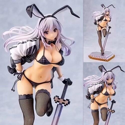 28cm Skytube Girls Zimakupiza by Saitom Rabbit Ears Anime Sexy Girls PVC Action Figure Collectible Model Toys for Gift
