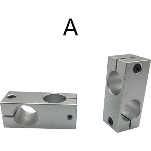 LINK CNC Stainless steel tube cross clamp double-hole connector 10mmx16mm 12mmx16mm 16mmx16mm bearing