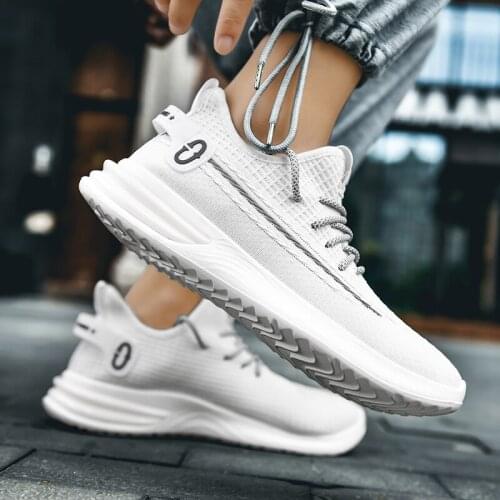Lightweight Mens Summer Sports Shoes Sport Men Sneakers White Running Shoes Man Tennis Deporte Trainers Footwear Jogging A-697