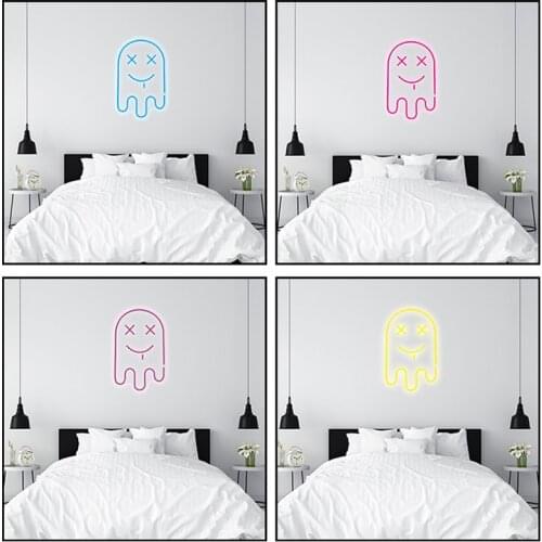 Hot new face neon sign light Waterproof Flex Neon Visual Art Bar Pub Club Acrylic Wall Hanging Flexible Sign decoration neon