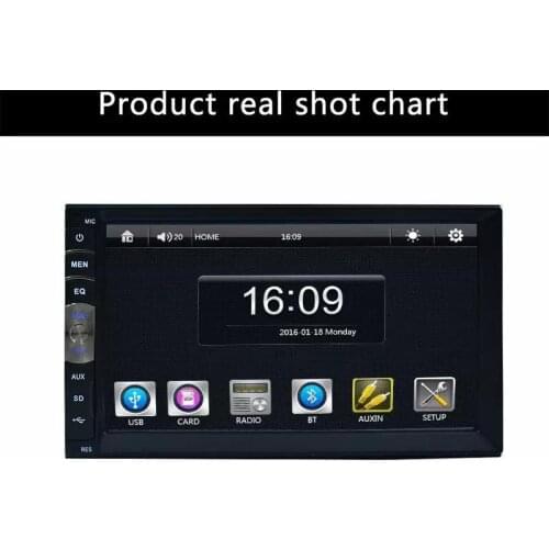 2 Din 7" LQFP80 430MHz Digital Touch Screen Mp5 Player With No GPS Navigation Stereo WIFI Head Unit USB SD FM AM